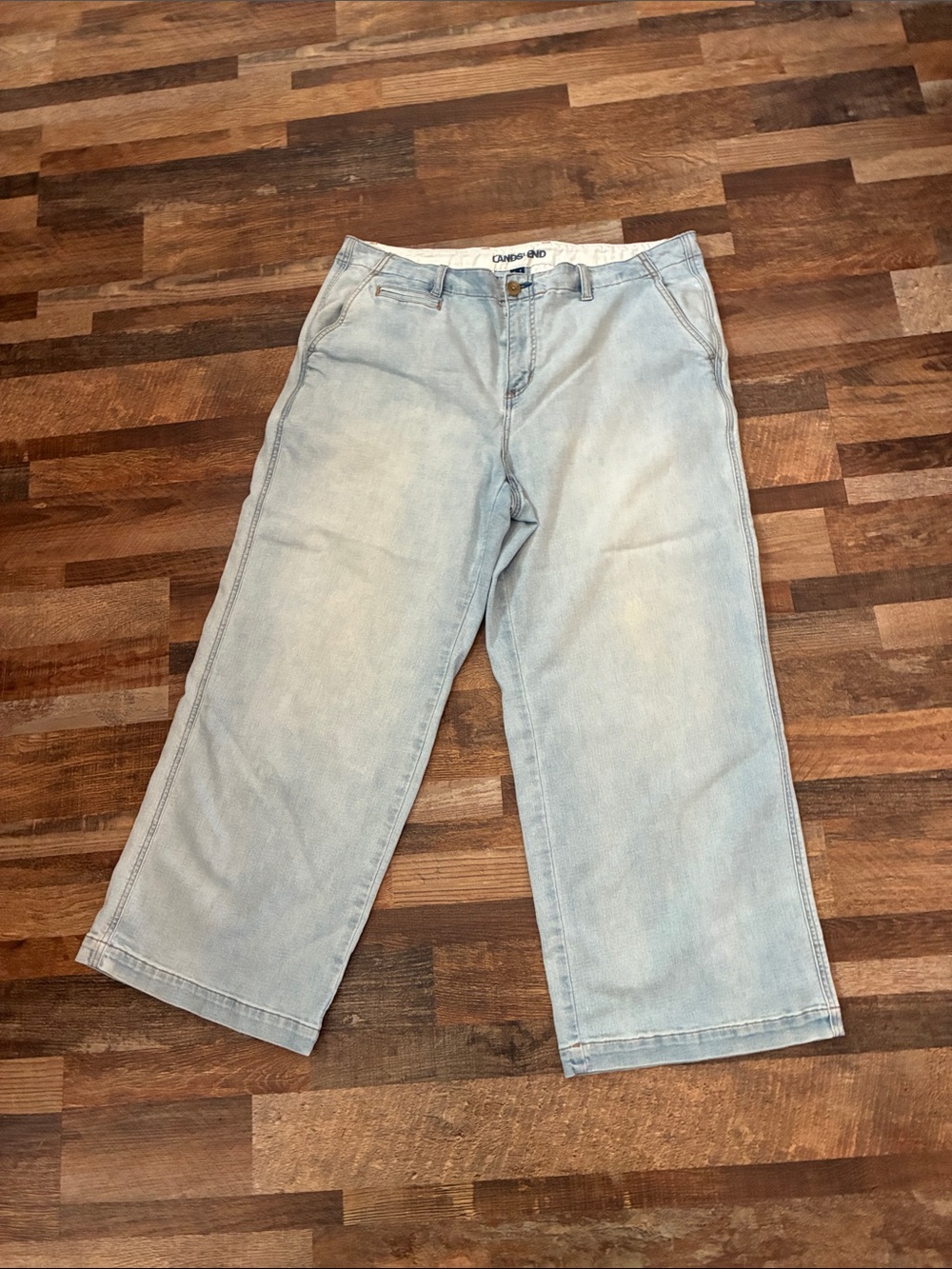 Lands' End Light Blue Relaxed women’s Jeans